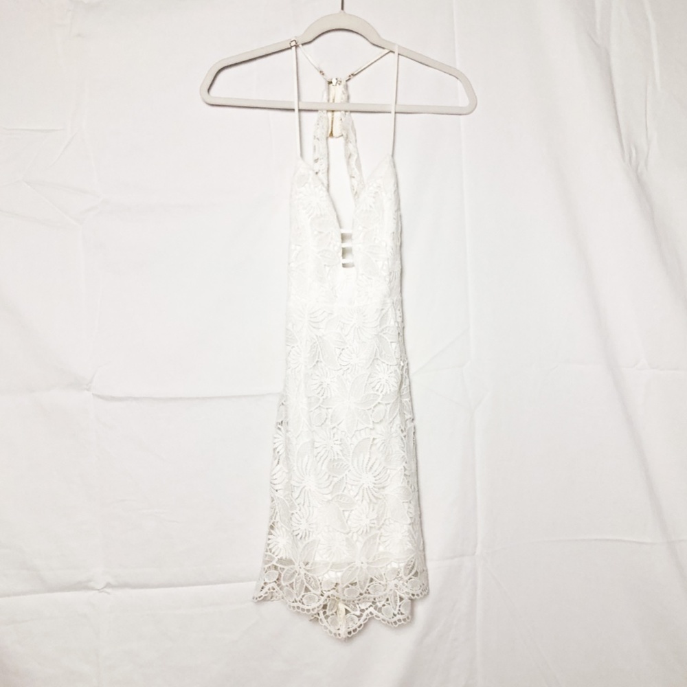 Floral White Lace Forever 21 Dress